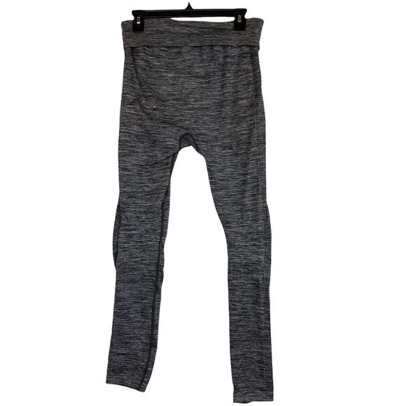 Nike Gray Foldover Waist Active Leggings Size Medium - Picture 4 of 10